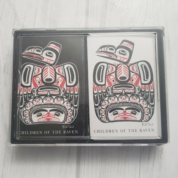 Artist Bill Reid Northwest Native American Totem Raven Playing Cards - Picture 7 of 8